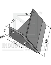 101.5044 Redlica skrzydełkowa - lewa 101.5044.97