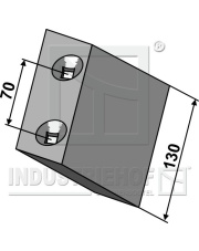 101.5088 Nóż lemiesza krótki - prawy 101.5088.97