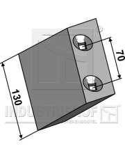 101.5089 Nóż lemiesza krótki - lewy 101.5089.97