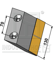101.5090 Nóż redlicy krótki - z węglikiem - prawy 101.5090.97