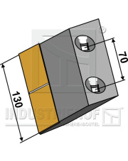 101.5091 Nóż redlicy krótki - z węglikiem - lewy 101.5091.97