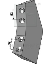 101.5092 Nóż lemiesza krótki - prawy 101.5092.97