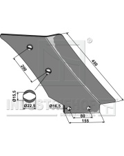 101.5104 Ochraniacz grządzieli pogłębiacza - prawy 101.5104.97