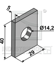 101.5110 Płyta pośrednia O14,2 101.5110.97