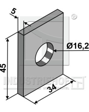 101.5111 Płyta pośrednia O16,2 101.5111.97