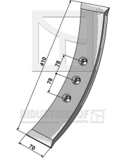 101.60232 Podcinacz prosty 101.60232.97