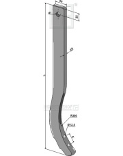 101.6072LL-2 Słupica kultywatora ciężkiego - 720 mm 101.6072LL-2.97