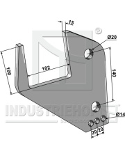 101.6072LL-84.1 Uchwyt - 100 101.6072LL-84.1.97