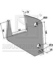 101.6072LL-86 Uchwyt - 80 101.6072LL-86.97