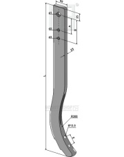 101.6075LL Słupica kultywatora ciężkiego - 750 mm 101.6075LL.97