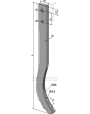 101.6075LL-1 Słupica kultywatora ciężkiego - 750 mm 101.6075LL-1.97