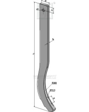 101.6081LL Słupica kultywatora ciężkiego - 810mm 101.6081LL.97