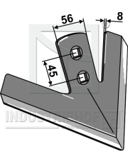 101.8042 Gęsiostopka 245mm 101.8042.97