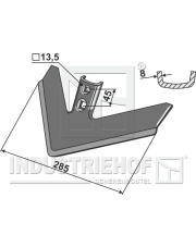 101.8045 Gęsiostopka 285mm 101.8045.97