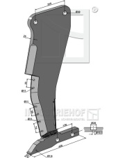 101.8085 Ząb z stopą - lewy 101.8085.97