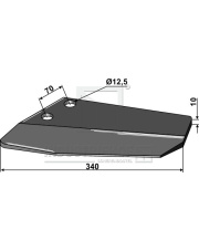 101.86012 Lemiesz skrzydełkowy - lewy 101.86012.97