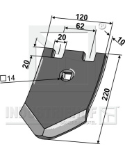 101.86030 Dziób redlicy 101.86030.97