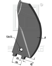 101.86036 Odkładnica boczna - lewa 101.86036.97