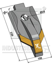 101.EXT-1055 Dziób redlicy - Węglik 101.EXT-1055.97