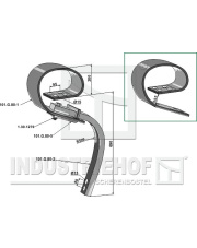 101.G.80 Ząb sprężynowy typu G 101.G.80.97
