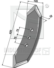 101.IND-163 Podcinacz do redlicy skrzydełkowej 101.IND-163.97
