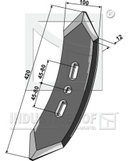 101.IND-165 Podcinacz do redlicy skrzydełkowej 101.IND-165.97