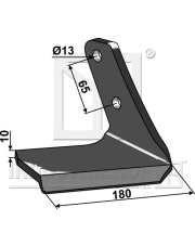 101.IND-1876R Lemiesz skrzydełkowy, prawy 101.IND-1876R.97
