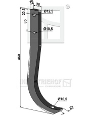 101.IND-201 Słupica kultywatora 101.IND-201.97