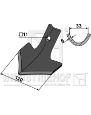 101.IND-2368 Gęsiostopka 120mm INDUSTRIEHOF 101.IND-2368.97