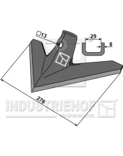 101.IND-2403 Gęsiostopka 276mm 101.IND-2403.97