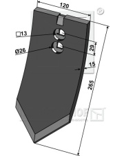 101.IND-2438 Dziób lemiesza 101.IND-2438.97