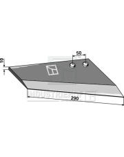 101.IND-2497R Lemiesz skrzydełkowy  - prawy 101.IND-2497R.97