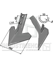 101.IND-590 Gęsiostopka 180mm INDUSTRIEHOF 101.IND-590.97