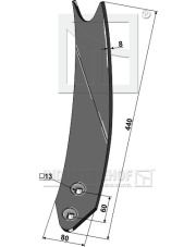 101.IND-686-L Ścinacz listwowy -  lewy 101.IND-686-L.97
