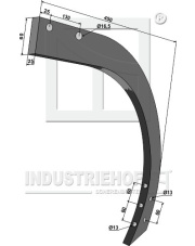101.IND-687 Ząb 730mm 101.IND-687.97