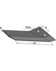 101.IND-732R Lemiesz skrzydełkowy  - prawy 101.IND-732R.97