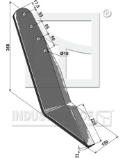 101.IND-741R Dłuto głębosza - prawe 101.IND-741R.97
