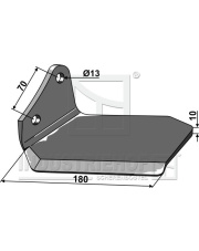 101.IND-805L Lemiesz skrzydełkowy - lewy - Delta Flex 101.IND-805L.97