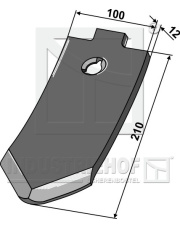 101.KER-06 Dziób lemiesza 101.KER-06.97