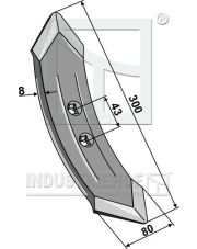 101.KON-02 Redlica K32 do systemu Kongskilde 101.KON-02.97