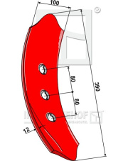 101.LAN-05R Dziób redlicy - prawy 101.LAN-05R.97