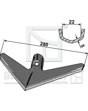 101.LEM-10 Gęsiostopka 280mm INDUSTRIEHOF 101.LEM-10.97