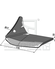 101.POT-07L Lemiesz skrzydełkowy - lewy INDUSTRIEHOF 101.POT-07L.97