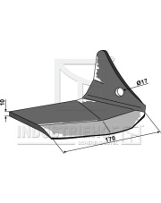101.POT-07R Lemiesz skrzydełkowy - prawy INDUSTRIEHOF 101.POT-07R.97
