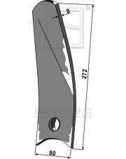 101.POT-09R Ścinacz listwowy - prawy 101.POT-09R.97