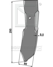 101.QC-383C Lemiesz skrzydełkowy szybkiej wymiany do kultywatorów płytkich 101.QC-383C.97