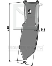 101.QC-383CS Lemiesz skrzydełkowy szybkiej wymiany do kultywatorów płytkich 101.QC-383CS.97