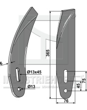 101.QC-383MBR Odkładnica boczna - prawa 101.QC-383MBR.97