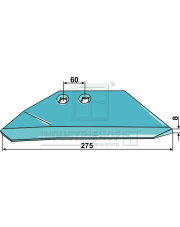 101.RAB-08L Lemiesz skrzydełkowy - lewy 101.RAB-08L.97