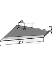 101.RAB-10L Lemiesz skrzydełkowy - lewy 101.RAB-10L.97